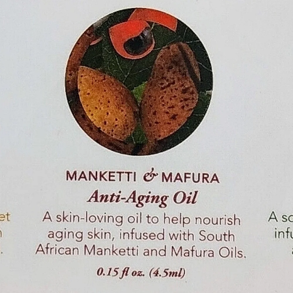 Nyakio Cold Pressed Facial Oils 3-pc  Discovery Kit Maracuja Marula Manketti